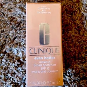 Clinique Even Better Make Up. Shade fair